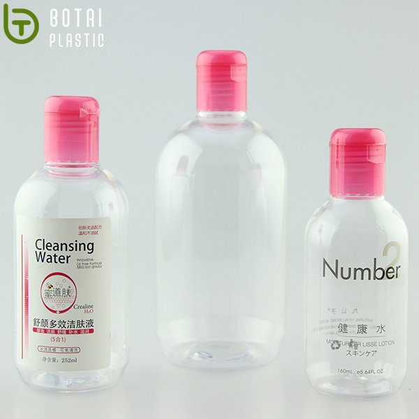 Botai-Customized 160ml 250ml 500ml Pet Bottle Plastic Makeup Containers