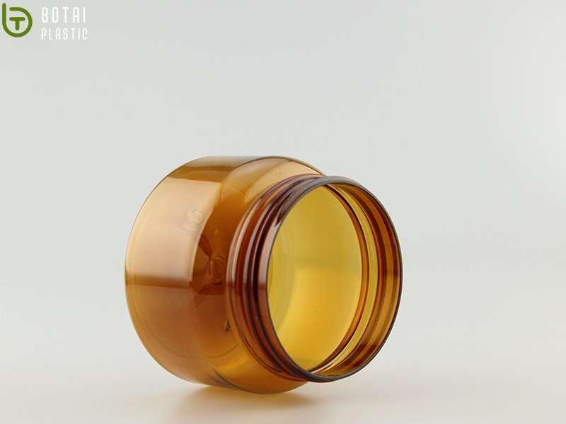 Botai-500ml Large Opaque Empty Plastic Pet Cosmetic Cream Jar-1