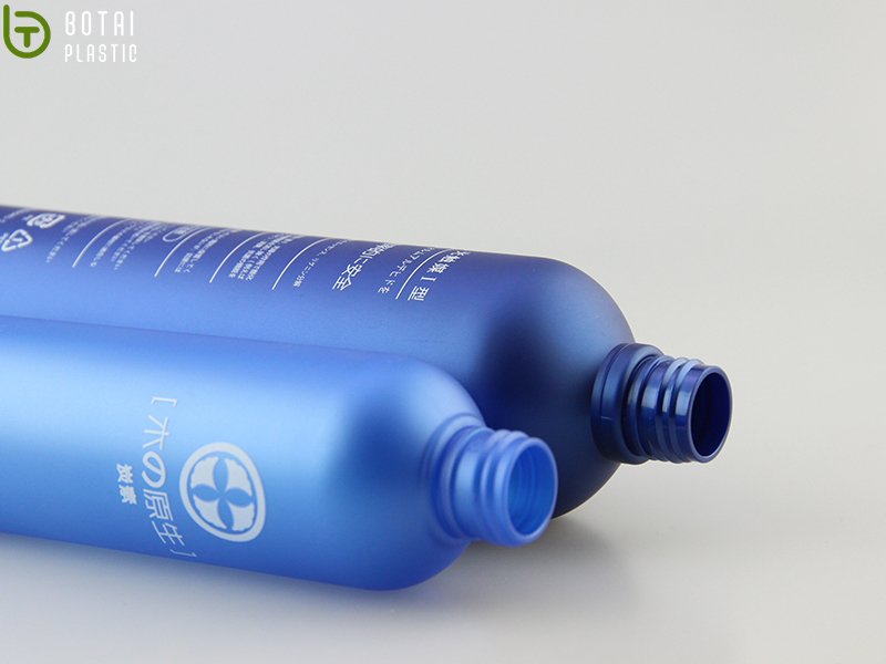Botai-Customized 250ml 500ml Round Pet Plastic Custom Lotion Bottles-1
