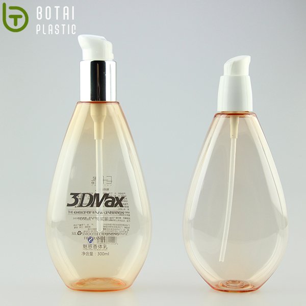 Botai-Best 200ml 300ml Empty Semi-transparent Pet Plastic Lotion Bottle