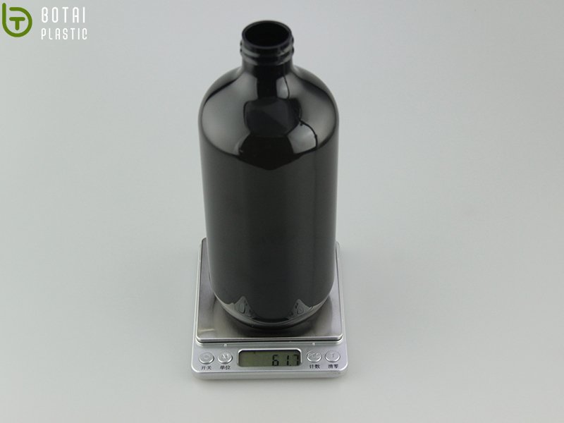Botai-Best Big Round Dark Green Shampoo Bottle Plastic Pet With Label-4