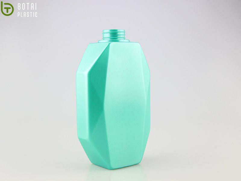 Botai-High-quality Polygon Pet Shampoo Plastic Bottle With Pump-2