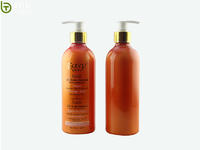 Luxury Design 500ml PET Plastic Bottle Manufacturer With The aluminium Pump For Shampoo Gel