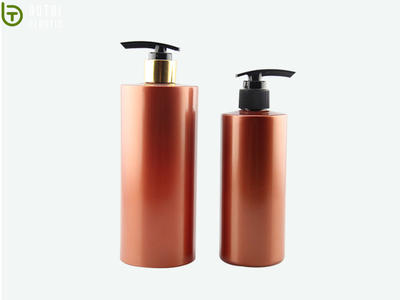 Luxury Design 300ml 500ml PET Plastic Bottle Manufacturer With The Lotion Pump For Shampoo Gel