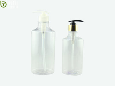 120ml 150ml Round Empty Semi-transparent Plastic PET Lotion Bottle With Lotion Pump